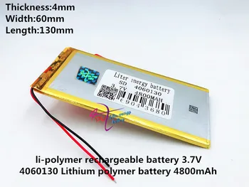 1 adet 3.7 V,4800 mAh (polimer lityum iyon batarya) li-ion pil tablet pc için 7 inç 8 inç 9 inç 4060130