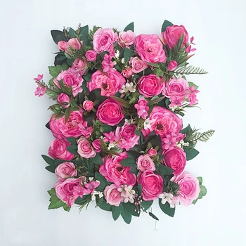 1 adet yapay çiçekler Arka Plan Duvar Düğün Dekor Yapay Bitkiler Romantik Parti ev dekorasyon İçin ipek çiçek Duvar