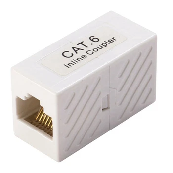 10 Adet RJ45 Çoğaltıcı, Korumasız Geçiş Modülü Ethernet Çoğaltıcı İçin uygun Cat5 Cat5e / Cat6 Ethernet Kablosu