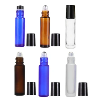 10 Adet rolon şişe 10ml Paslanmaz Çelik Rulo Top Doğal Deodorant uçucu yağ Şişeleri Parfüm Kozmetik Kapları Flakon