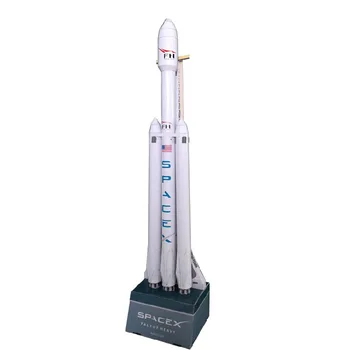 10 adet SpaceX Falcon Ağır Roket DIY 3D Kağıt Kartı Modeli Yapı Seti İnşaat Oyuncakları Çocuk Eğitici Oyuncaklar Askeri Model