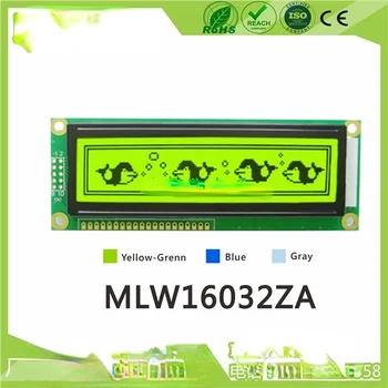 16032 Çince Karakter Kütüphanesi ile LCD Ekran Modülü Seri / paralel Port ST7920 Nokta Matris Ekran MLW16032ZA