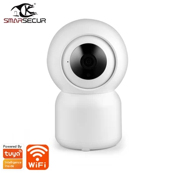 2.0 MP Tuya WiFi güvenlik kamerası Akıllı Ev Kapalı CCTV IP kamera Mobil Görünüm Alarm İtme Desteği Alexa Google Asistan Bebek Monitörü