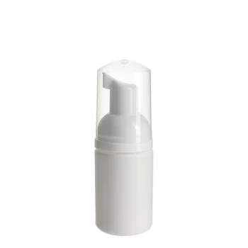 24 adet seyahat boyutu 30ml HDPE Beyaz Kozmetik köpük Dağıtıcı pompa şişesi Köpük Ambalaj için
