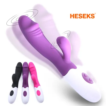 30 Hız G Noktası Vibratör Kadınlar İçin Yapay Penis Seks Oyuncak Tavşan Vibratör Vajinal Klitoral Masaj Kadın mastürbasyon için seks oyuncakları Kadınlar İçin