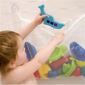 36 * 37 cm Bebek Oyuncak Örgü Asılı Çanta Bebek Banyo Oyuncakları Çanta Çocuk Çocuk Oyuncak Çanta Toplamak Net Emme Sepetleri