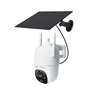360°Güvenlik Kamerası Kablosuz Dış Mekan Wifi Dome Pil Kamerası Düşük Güç Tüketimi