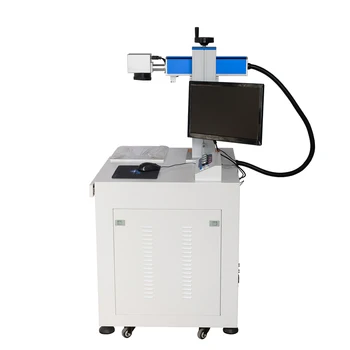 3D Cnc Fiber lazer kesim makinesi metal oyma makinesi için şirket logosu Baskı Plastik Lazer markalama makinesi