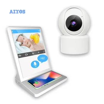 9.7 inç Akıllı Ev 1080P Wifi IP Kamera Kablosuz dokunmatik ekran bebek izleme monitörü kablosuz Şarj Cihazı ile