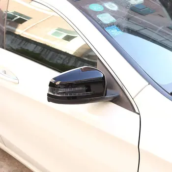 ABS Yan Kapı dikiz aynası krom çerçeve Kapağı Trim Mercedes Benz İçin Bir CLA GLA GLK Sınıfı W117 W176 A180 X156 X204 2014-2017