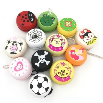 Ahşap Yo-yo Kişilik Yaratıcı Yapı Kişilik Spor Hobi Klasik Yoyo Oyuncaklar Çocuklar İçin Noel