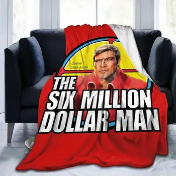 Altı Milyon Dolar Adam Ultra Yumuşak Mikro Polar Şal Battaniye Hafif Yorgan Kanepe Yatak Odası Ofis Seyahat için 60X50