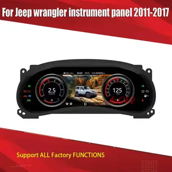 Aucar Android enstrüman Jeep wrangler için gösterge paneli 2011-2017 araba gps navigasyon multimedya Stereo