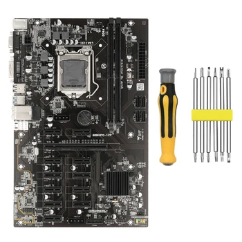 B250 BTC Madencilik Anakart Kurulum Aracı İle 12 PCIE USB3. 0 Grafik Kartı Yuvası LGA1151 Destekler DDR4 DIMM RAM