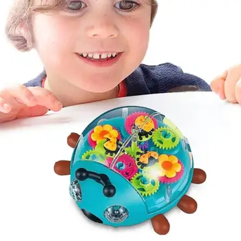 Bebek emekleme oyuncakları müzikal oyuncaklar müzik LED ışıkları ile Bebek elektronik oyuncaklar ses efektleri ve ışıkları ile yürümeye başlayan çocuk oyuncakları 3 yaşında
