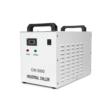 CW-3000 Lazer Oyma Makinesi Soğutucu Termoliz Endüstriyel Su Soğutucu 60W / 80W CO2 Cam Tüp CNC Mili Soğutma