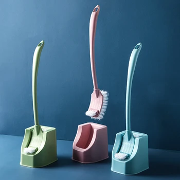 Ev Temizlik Malzemeleri Tuvalet Fırçası Banyo Temizleme Fırçası Araçları Yumuşak Kıl Kör Köşe Olmadan Uzun Saplı Fırça