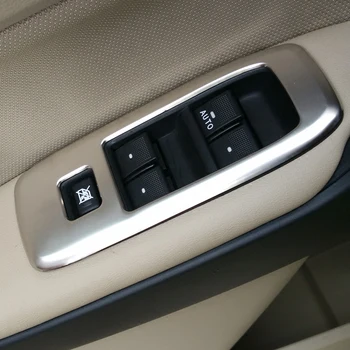 Ford Everest 2016 için 2017 2018 Paslanmaz Çelik Kapı pencere camı Asansör Kontrol Anahtarı Paneli Kapak Trim araba styling Aksesuarları