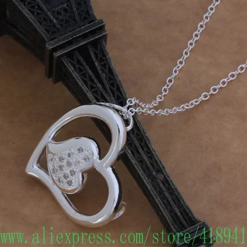 Gümüş Kaplama Kolye Gümüş Kaplama moda takı kolye / azaajqha afvaixca AN050