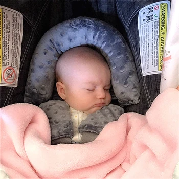 Güvenlik Yumuşak Uyku Bebek Araba Kafa destek yastığı Eşleşen Emniyet Kemeri Kayışı Kapakları Bebek Araba Koltuğu Boyun Koruma Kafalık 2022