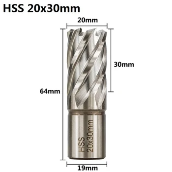 HSS Halka 12/16/19/20/23/25/30/42mm Metal Core Matkap Bit Weldon Sap Delik Açıcı Metal Sondaj Araçlar İçin içi Boş Gördüm Kesici 