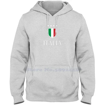 Italia Beyaz B Uzun Kollu Sweatshirt Günlük Kapüşonlu Sweatshirt