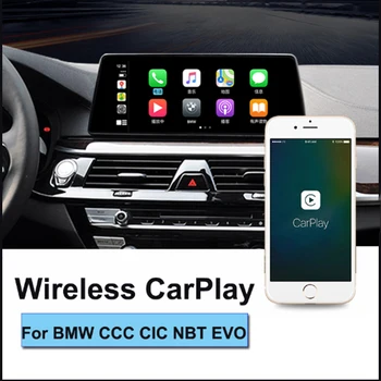 Kablosuz CarPlay Modülü Android Otomatik BMW CCC NBT CIC EVO F30 F31 F56 E60 E90 Mirrorlink Youtube Monitör Arayüzü Dekoder Kutusu