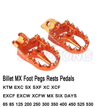 Kütük MX Ayak Kazıklar Dayanakları Pedallar KTM EXC SX SXF XC XCF EXCF EXCW XCFW MX altı GÜN 65 85 125 200 250 300 350 400 450 525 530