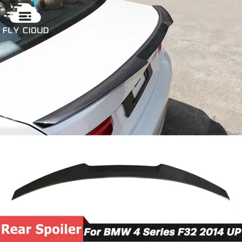 M Stil Karbon karbon fiber malzeme Arka Bagaj Kanat Arka BMW için rüzgarlık 4 Serisi F32 Coupe araç gövde kiti Tuning 2014 Up