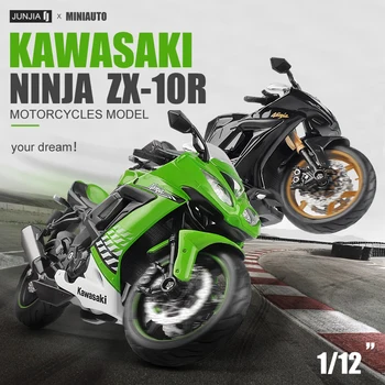 Maisto 1: 12 Kawasaki ZX-10R 2010 orijinal yetkili simülasyon alaşım motosiklet modeli oyuncak araba Toplama