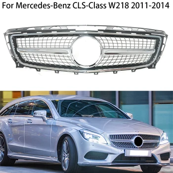 Mercedes Benz CLS için W218 C218 X218 CLS400 CLS350 CLS500 2011-2014 Ön ızgara Kaput radyatör böbrek ızgara elmas tarzı