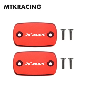 MTKRACING 2 ADET Yamaha XMAX 2017-2018 Için CNC Ön Fren Sıvı Haznesi Kapağı Silindir Kapağı X MAX