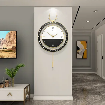 Nordic Lüks Saatler Yaratıcı Yaşayan İzle Pared Hediye Reloj De Oda Dekorasyon Altın Duvar Saat Modern Tasarım Duvar Ev Dekor 