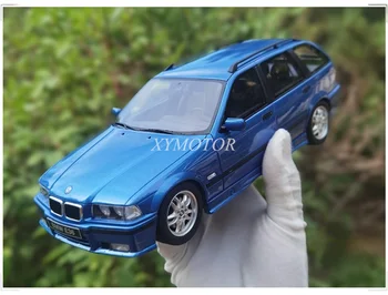 OTTO 1/18 BMW 328i E36 Vagon Reçine pres döküm model araç Çocuk Oyuncakları Erkek Kız Hediyeler Koleksiyonu Ekran Süsler Mavi