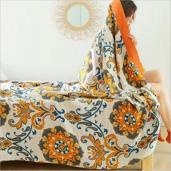 Pamuklu battaniyeler kraliçe Yaz klima battaniye kanepe yastığı Bohemian Toz Havlu Battaniye Yatak Örtüsü kapağı