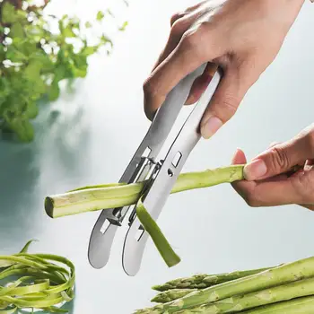 Paslanmaz Çelik Kuşkonmaz Soyma Bıçağı Kuşkonmaz Soyma Bıçağı Soyma Bıçağı Salatalık Meyve Sebze Soyucu Mutfak Aracı