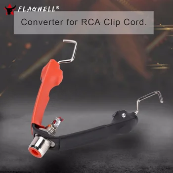 Profesyonel Mini RCA Dövme Klip Kablosu Dönüştürücü Çıkarılabilir Dövme Tabancası Makinesi Güç Kaynağı Ayak Pedalı Kanca Adaptörü Aksesuarları