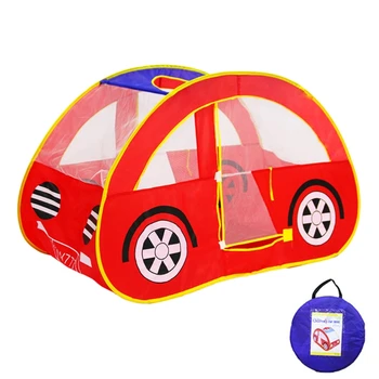 Q9QB 51 İnç Montaj Erkek Oyun Çadırı Kapalı Oyun Seti Oyuncak Çadır Aile Etkinliği için Oyun Karikatür araba çadırı İnteraktif Oyun Setleri