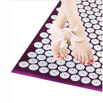 Sağlık koruma meridyenleri ayak masaj minderi anlamına gelir merdane ayak masaj battaniyesi yoga masaj minderi 68 * 42 cm