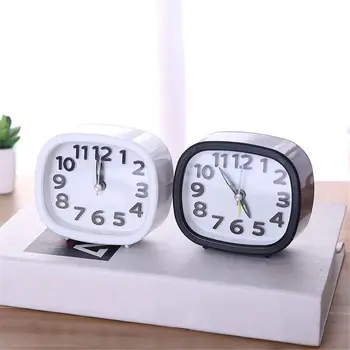 Sevimli Mini Plastik Yuvarlak çalar saat Masa Dijital Saat Zamanlama Aracı Yatak Odası Oturma Odası Saat Çalar saat ev dekoru