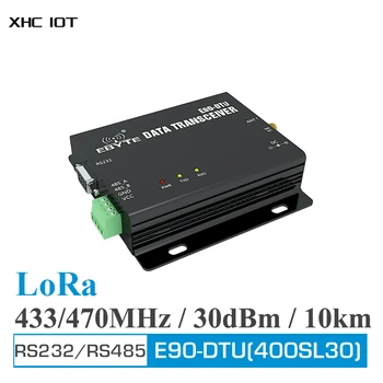 SX1262 SX1268 LoRa Röle 30dBm RS232 RS485 433 MHz 470 MHz Modbus Alıcı E90-DTU (400SL30) LBT RSSI Kablosuz RF Alıcı-verici