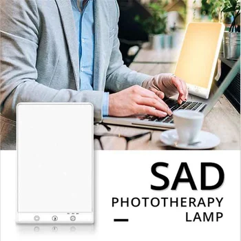 Sıcak satış Akıllı zamanlama karartma üzgün fototerapi lambası LED duygusal fizyoterapi biyonik güneş lambası 5v 1A