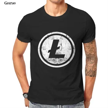 Toptan Litecoin Sembol Altcoin Cryptocurrency Madencilik zorunlu Unisex Tri-Blend T-Shirt Çiftler Yaz Kadın Tees 101678
