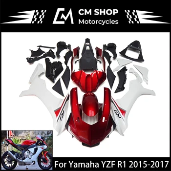 Uygun Yamaha YZF-R1 Motosiklet ABS Enjeksiyon kaporta kiti Koruyucu Kabuk Özelleştirilebilir Renk 2015 2016 2017