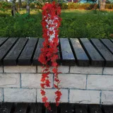Uzun asılı Çelenk Yapay ipek çiçek Sahte Asma Kapalı Açık ev Dekor