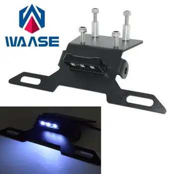 WAASE led ışık arka plaka çerçevesi Tutucu Braketi Kuyruk Düzenli Çamurluk Eliminator Siyah HONDA CBR 150 R CBR150R 2016-2021