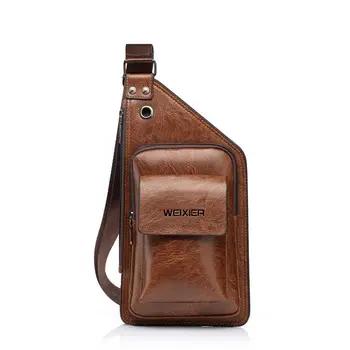 Weysfor 2021 Yeni Çok fonksiyonlu Küçük Sling Göğüs Çanta Bacaklar Bel Çantası Adam İçin Yeni Moda Rahat Crossbody erkek postacı çantası