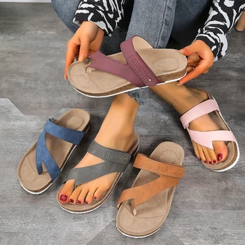 Yaz Kadın Sandalet Platformu Terlik Kadın Ameliyat Ayak Ayakkabı Artı Boyutu Bayan Sandalet Moda plaj ayakkabısı Kaymaz Slaytlar Ayakkabı