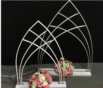 Yeni düğün sahne Xiaojinshan yol LED alüminyum yol LED geometrik eğri modelleme süslemeleri çiçek