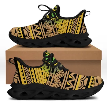 Yeni Kişiselleştirilmiş Tribal Şerit Baskı Sneakers Sonbahar ve Kış Moda Hafif Dantel up vulkanize ayakkabı Nefes Genç Kız